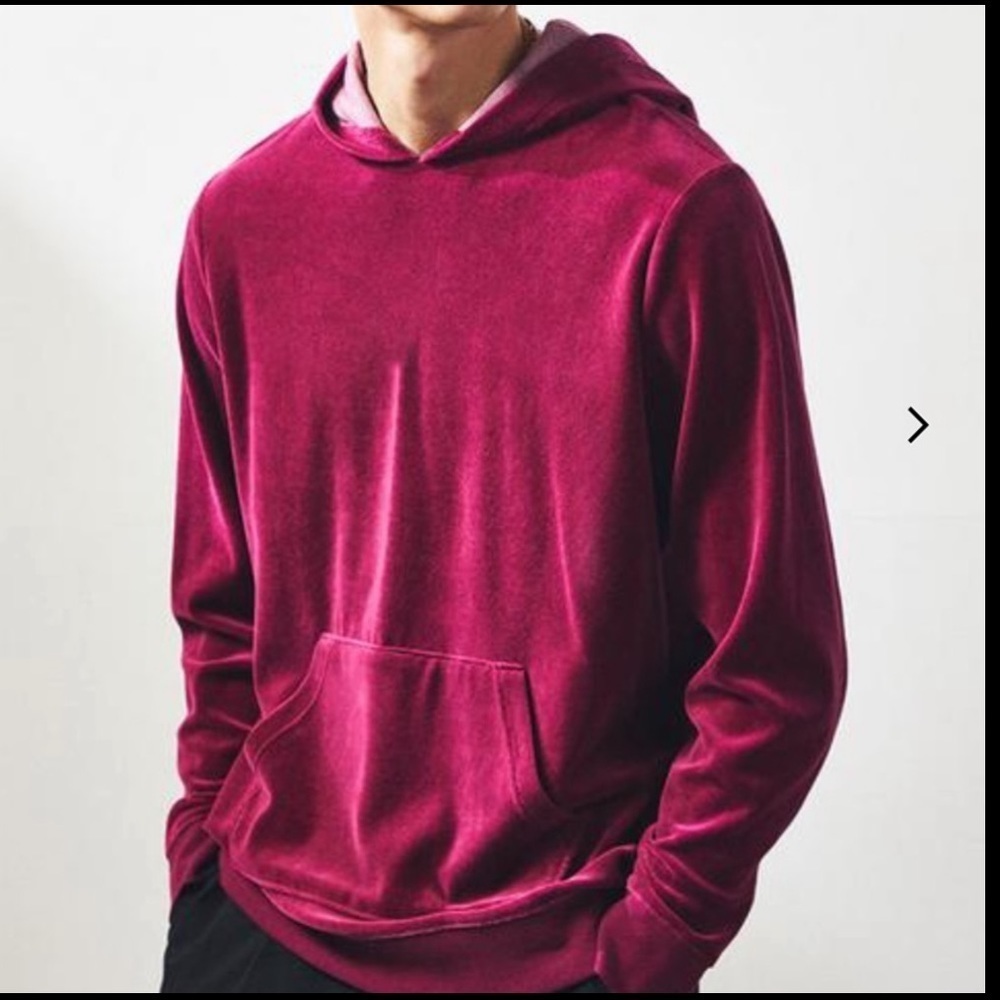 Pacsun Velour Oversized Pullover Hoodie - Picture 4 of 7